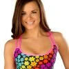 JValentine Basic Daisy Print Crop Top