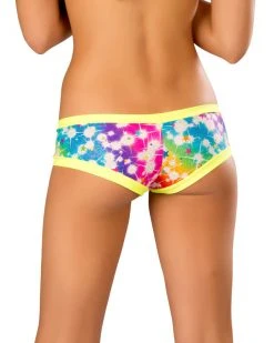 JValentine Basic Multicolor Cosmos Booty Shorts CLOTHING