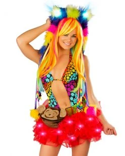 JValentine Fairy Light Up Red Tutu