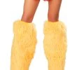 JValentine Super Fluff Yellow Legwarmers
