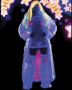 JValentine Rave Leg Warmers & Wraps Light Up White Cosmos Legwarmers