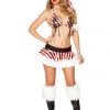 JValentine Candy Cane Christmas Skirt Set Skirts