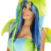 JValentine Rave Accessories Puff Dragon Deluxe Hood With Spikes