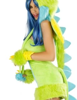 JValentine Puff Dragon Gloves Rave Accessories