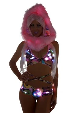 JValentine CLOTHING Doughnut Light-Up Wrap Halter
