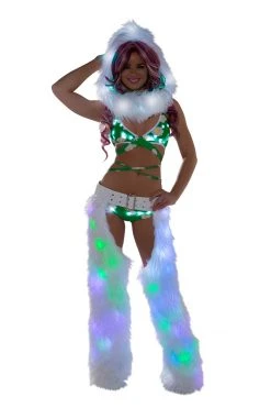 JValentine Daisies On Grass Light-Up Wrap Halter