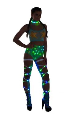 JValentine CLOTHING Ocean Gold Starfish Mesh Tank Top