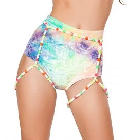 JValentine Neon Star Beaded Garter