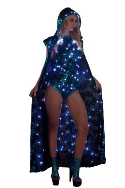 JValentine LINGERIE Aurora Sequin Light Up Mesh Bodysuit