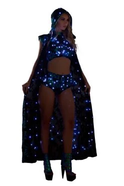 JValentine Aurora Sequin Light Up High-Waist Short CLOTHING
