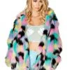 JValentine Hollywood Hip Length Fur Coat CLOTHING