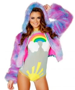 JValentine Cotton Kandy Fur Hooded Jacket