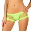 JValentine Net Lime Shorts