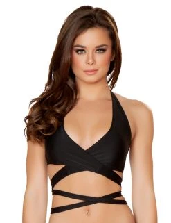 JValentine Basic Wrap Tie Top