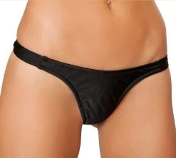 JValentine LINGERIE Black Bikini Thong