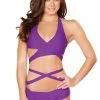 JValentine Strappy Purple Top And Hipster Short Set